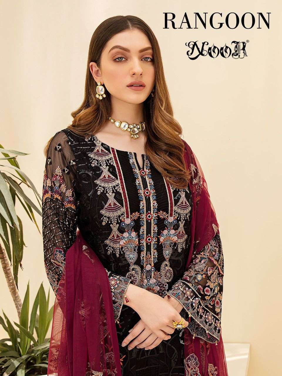 Noor Rangoon Pakistan Heavy Work Dresses Exports