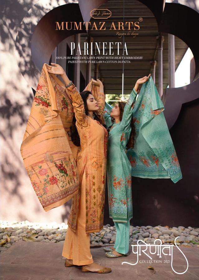 Parineeta By Mumtaz Arts Lawn Cotton Fancy Suits
