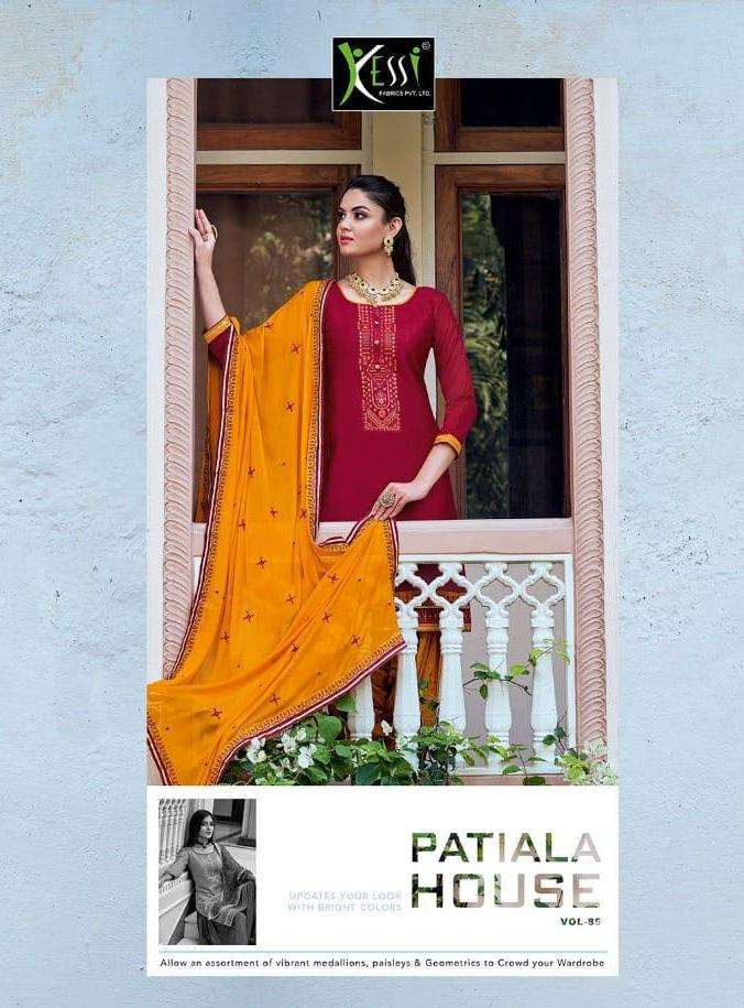 Patiyala House Vol 85 By Kessi Jam Silk Fancy Salwar Kameez