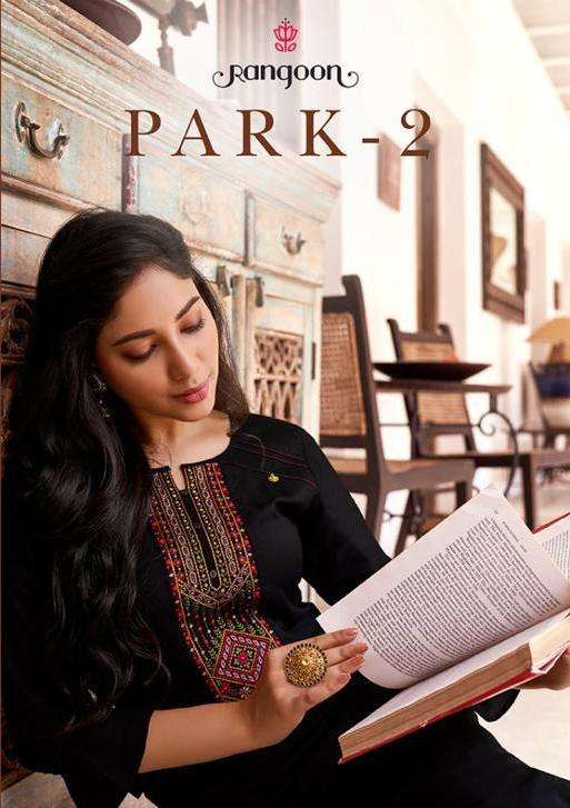 Rangoon Park Vol 2 Rayon Formal Wear Kurtis