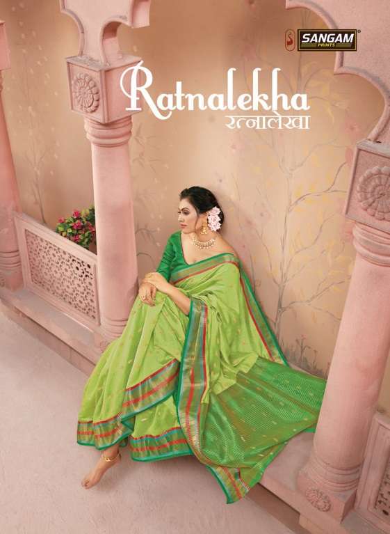 Ratnalekha By Sangam Handloom Weaving Silk Sari Supplier