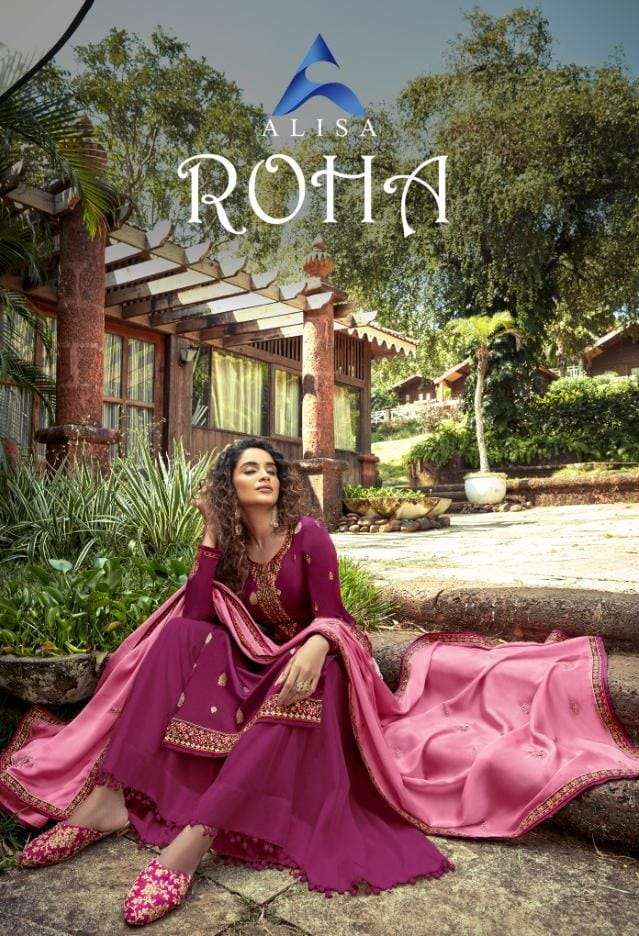 Roha By Alisa Silk Jacquard Classy Fancy Suits Wholesaler