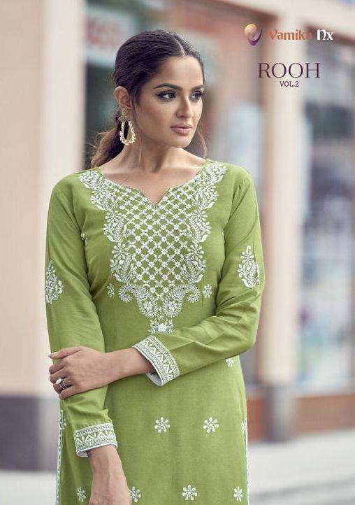 Rooh Vol 2 By Vamika Nx Rayon Designer Top With Pant