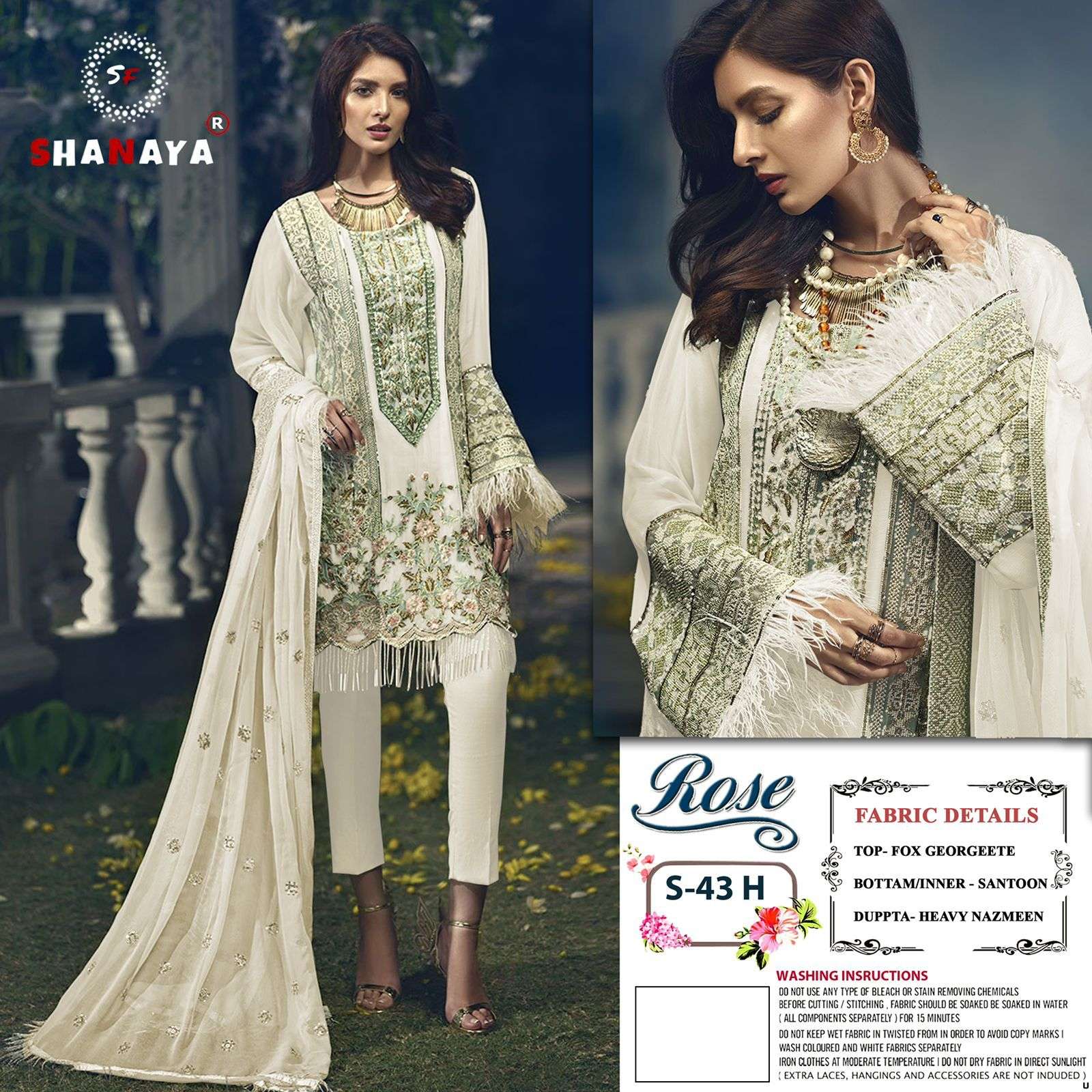 Rose S-43 Vol 3 By Shanaya Fashion Pakistani Dresses