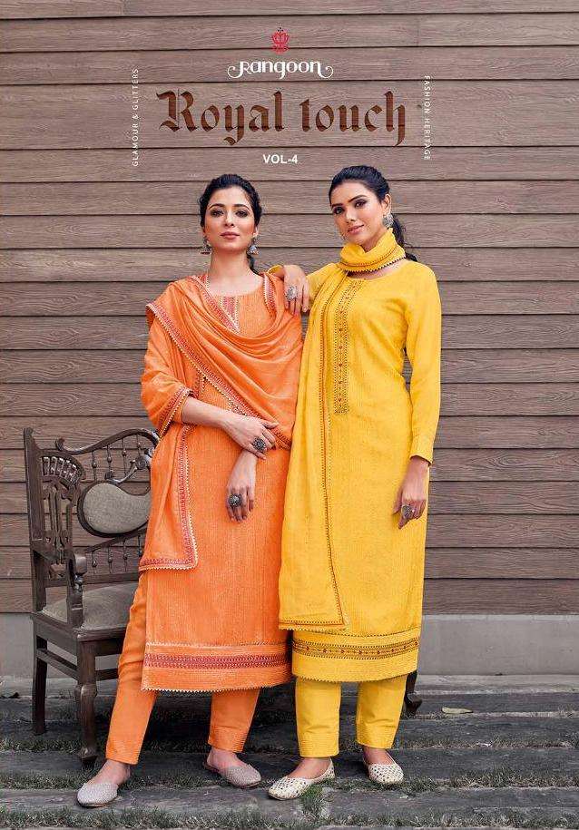 Royal Touch Vol 4 By Rangoon Readymade Fancy Suits