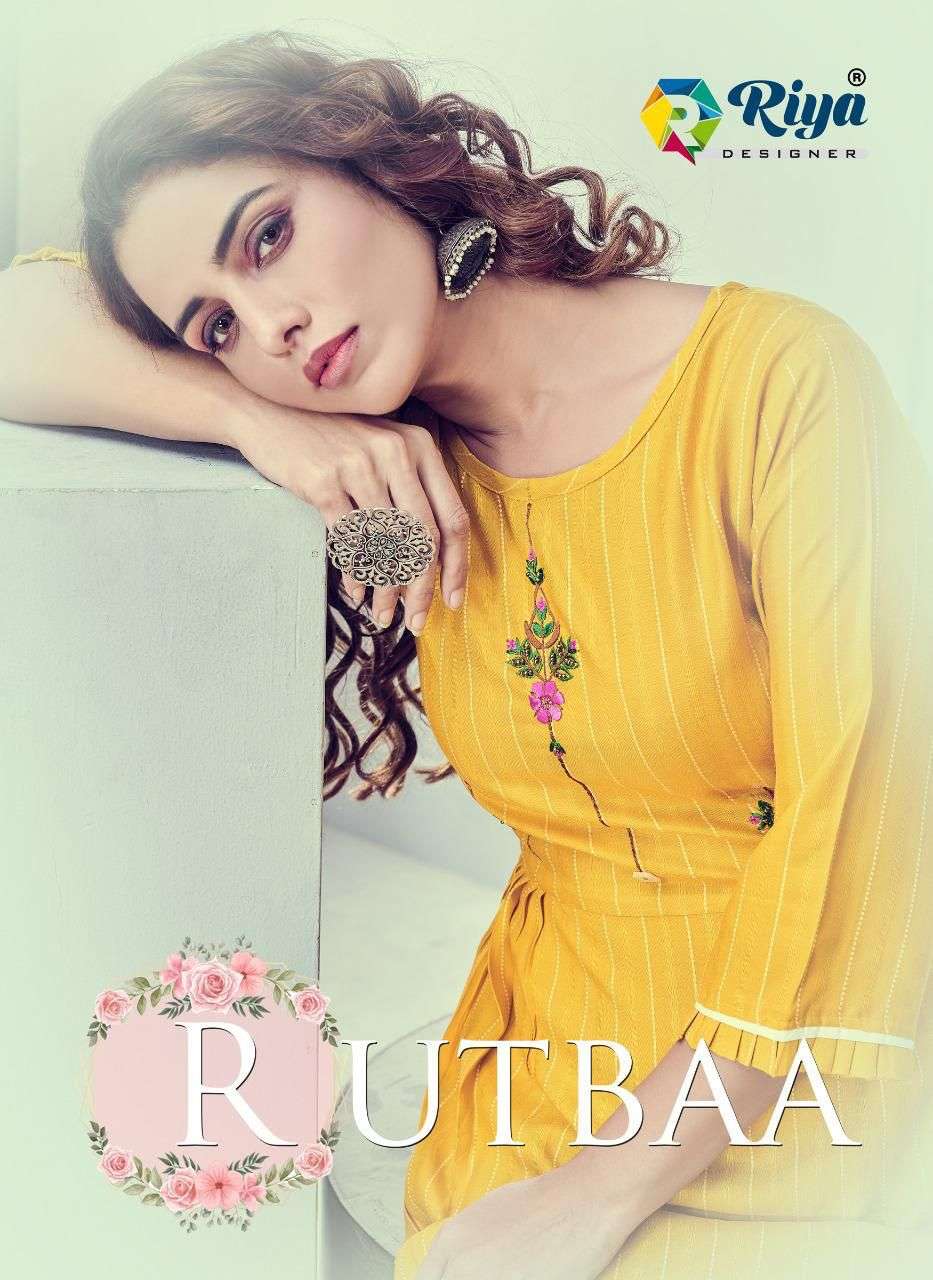 Rutba By Riya Designer Wholesale Kurti Exports