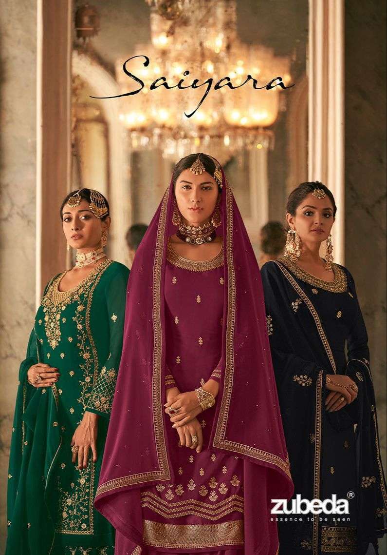 Saiyara By Zubeda Georgette Sharara Suits