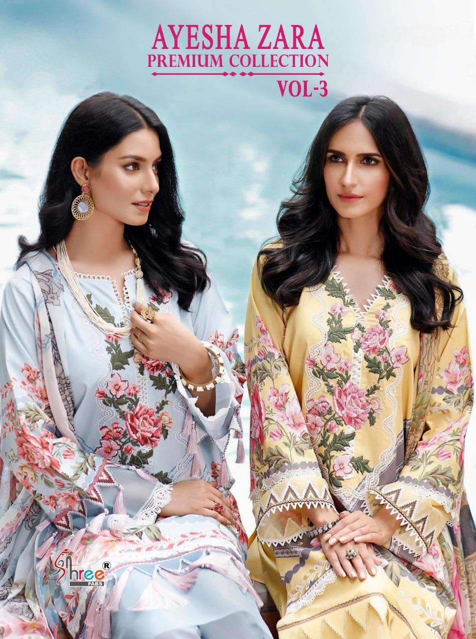 Shree Fabs Ayesha Zara Premium Vol 3 Cotton Suits