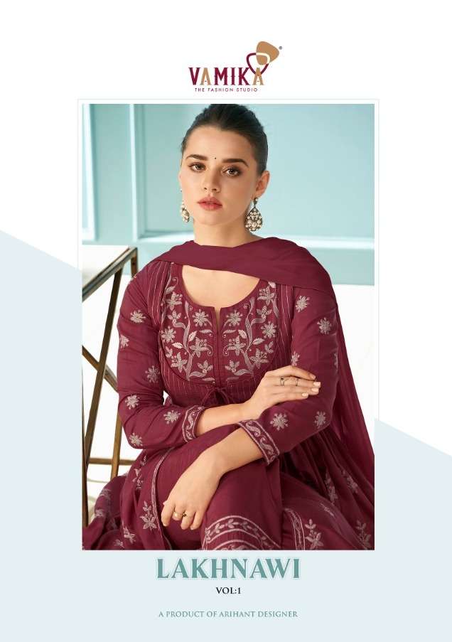 Vamika Lakhnawi Rayon Full Stitch Salwar Kameez