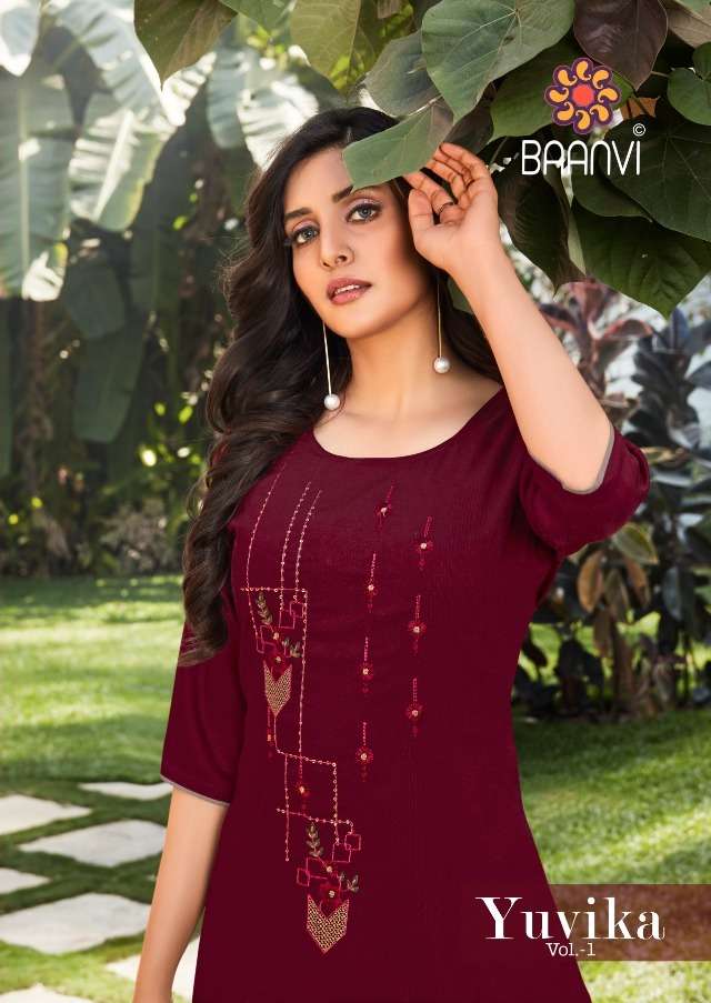 Yuvika Vol 1 By Baanvi Kurti With Pant Set Exports