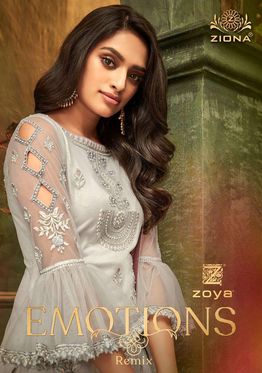 Zoya Ziona Emotions Remix Designer Fancy Salwar Kameez