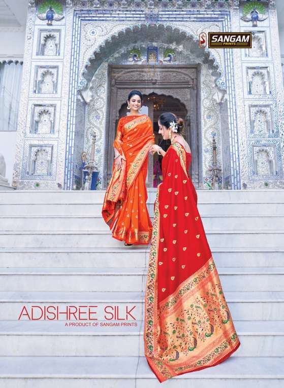 Adishree Silk By Sangam Designer Paithani Silk Sari Supplier
