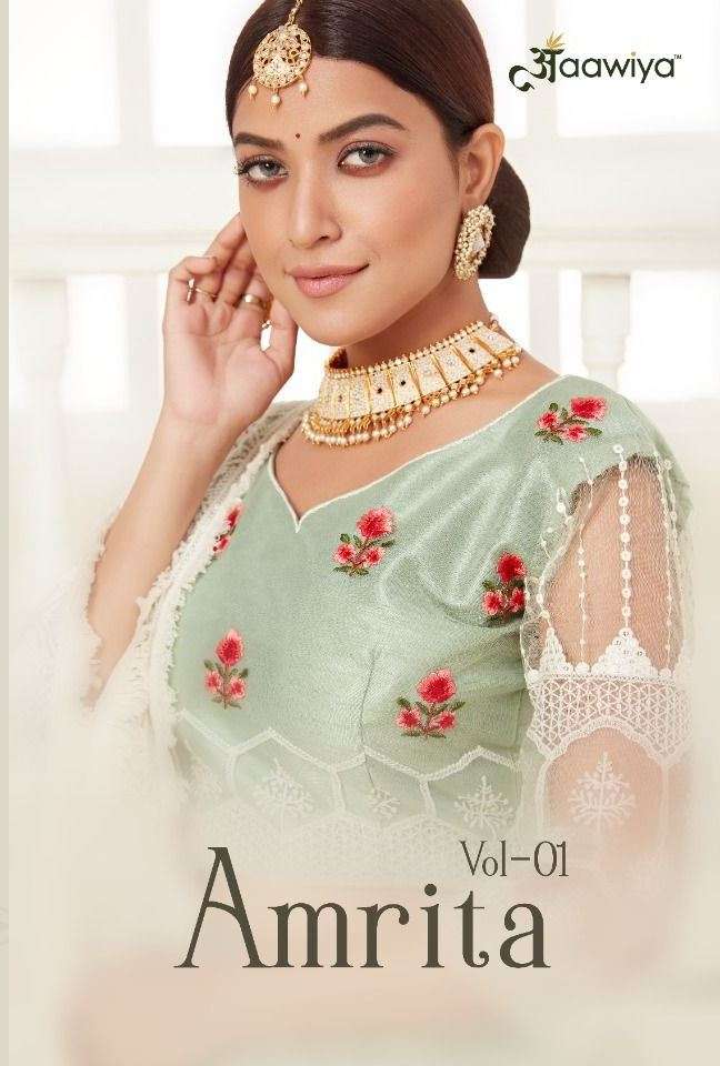 Amrita Vol 1 Wedding Season Special Bridal Wear Lehenga Choli By Aawiya