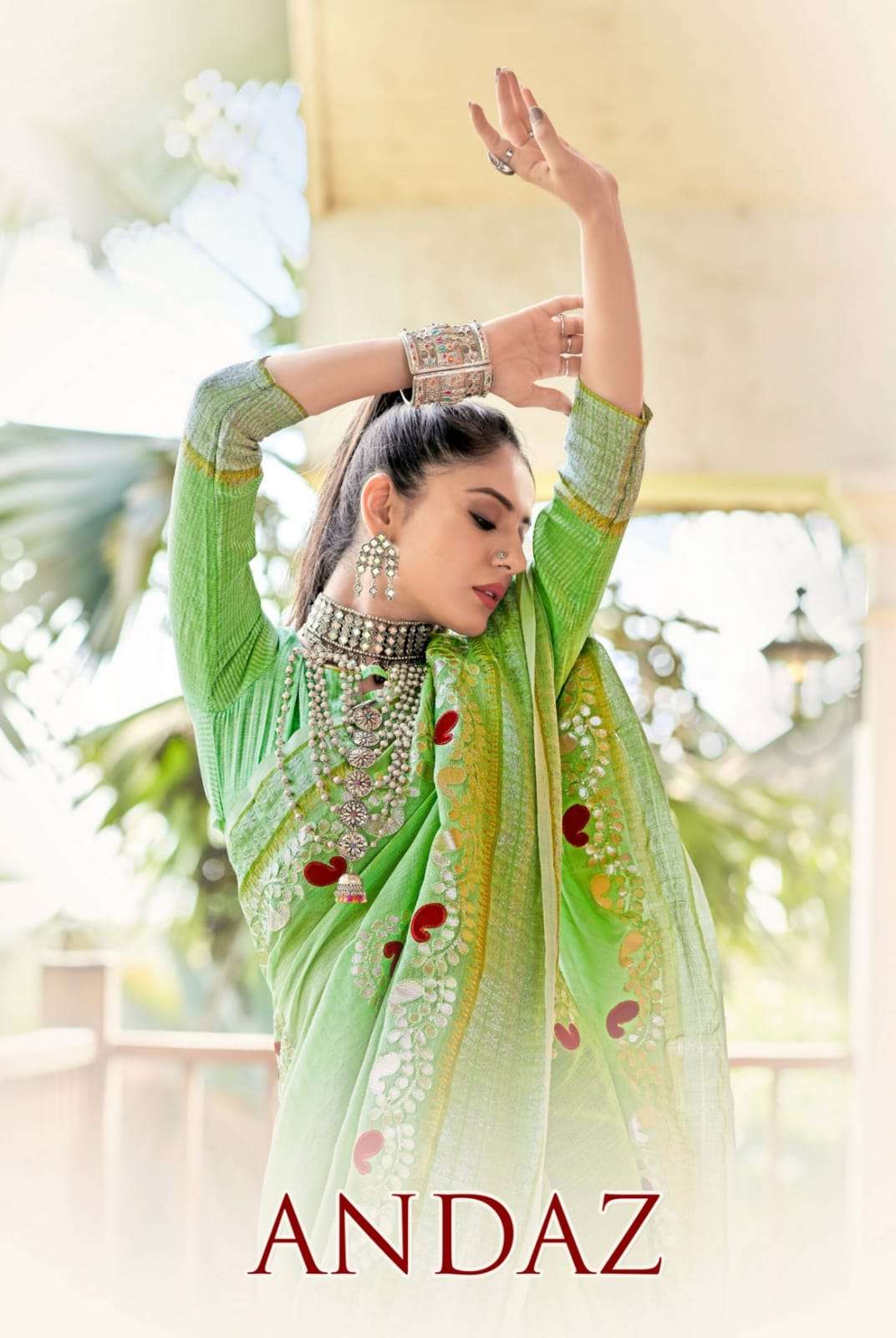 Andaz Silk By Rajyog Launching Beautiful Catalogue Of Gotta Patii Design