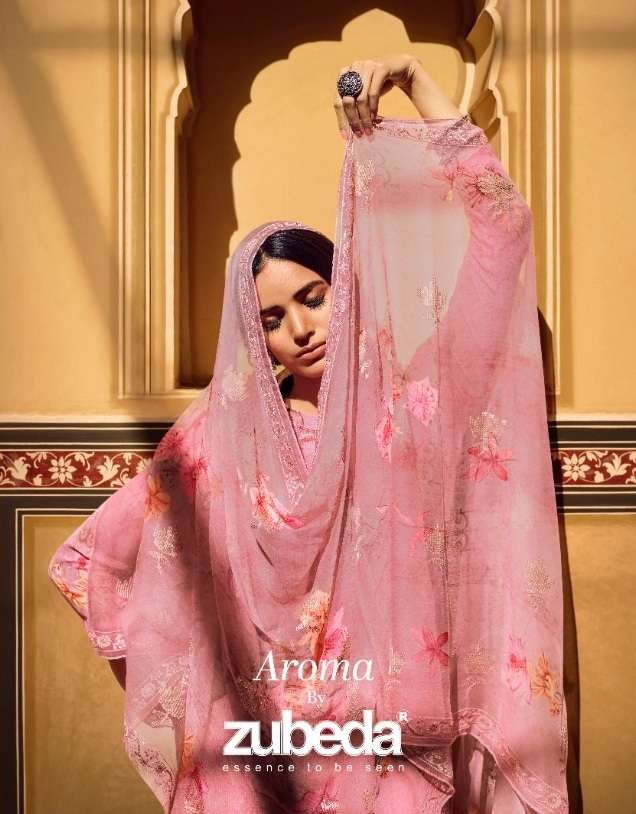 Aroma By Zubeda Georgette Dress For Ladies