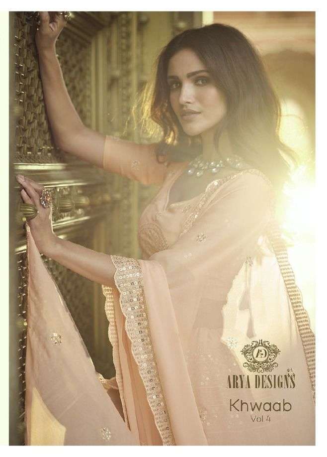 Arya Khwaab Vol 4 Georgette Bridal Lehenga