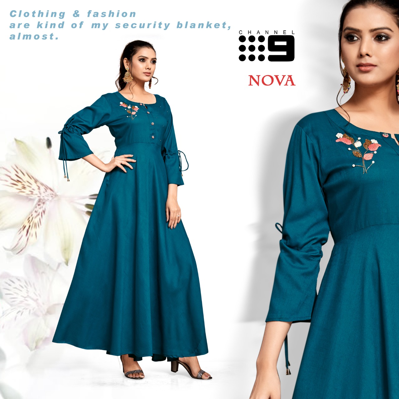 Channel 9 Presents Nova Flair Style Long Gown Collection At Best Rate Online