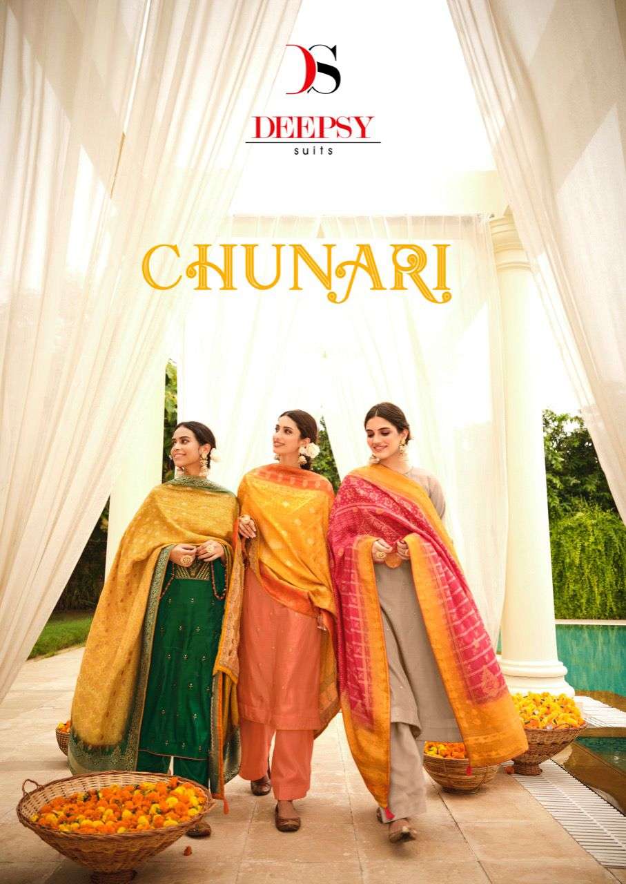 Chunari By Deepsy Tussar Silk Exclusive Fancy Suits