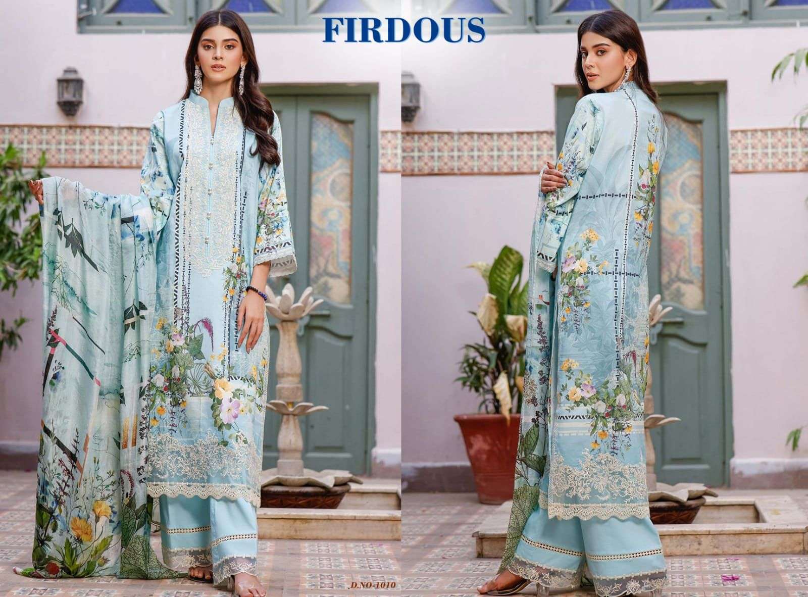 Firdous Jade Vol 1 Jam Satin Cotton Karachi Style Printed Salwar Kameez By Agha Noor