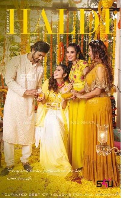 Haldi By S4u Exclusive Party Wear Wedding Long Suits