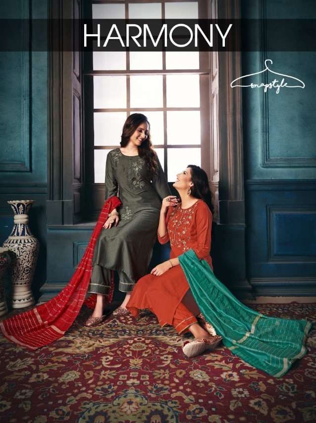 Harmony By Snapstyle Silk Readymade Fancy Salwar Kameez