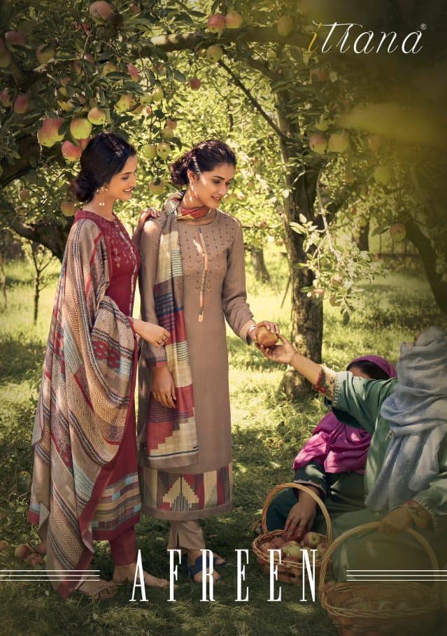 Itrana Launch Afreen Pashmina Winter Wear Fancy Dress Materials