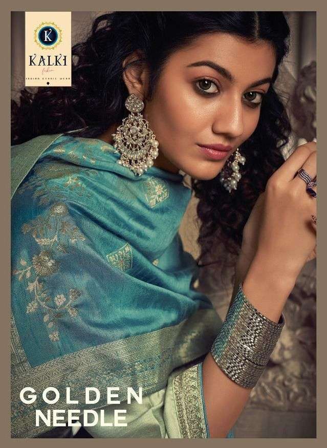 K fashion Golden Needle Russian Silk Fancy Suits