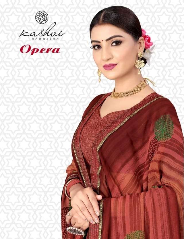 Kashvi Opera Printed Saree Supplier