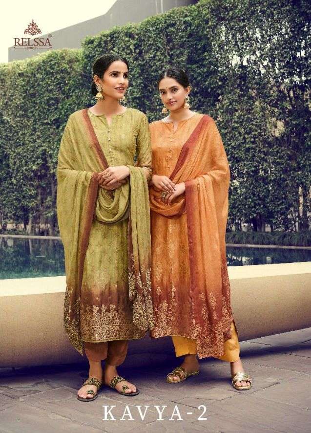 Kavya Vol 2 By Relssa Printed Ladies Suits Exports
