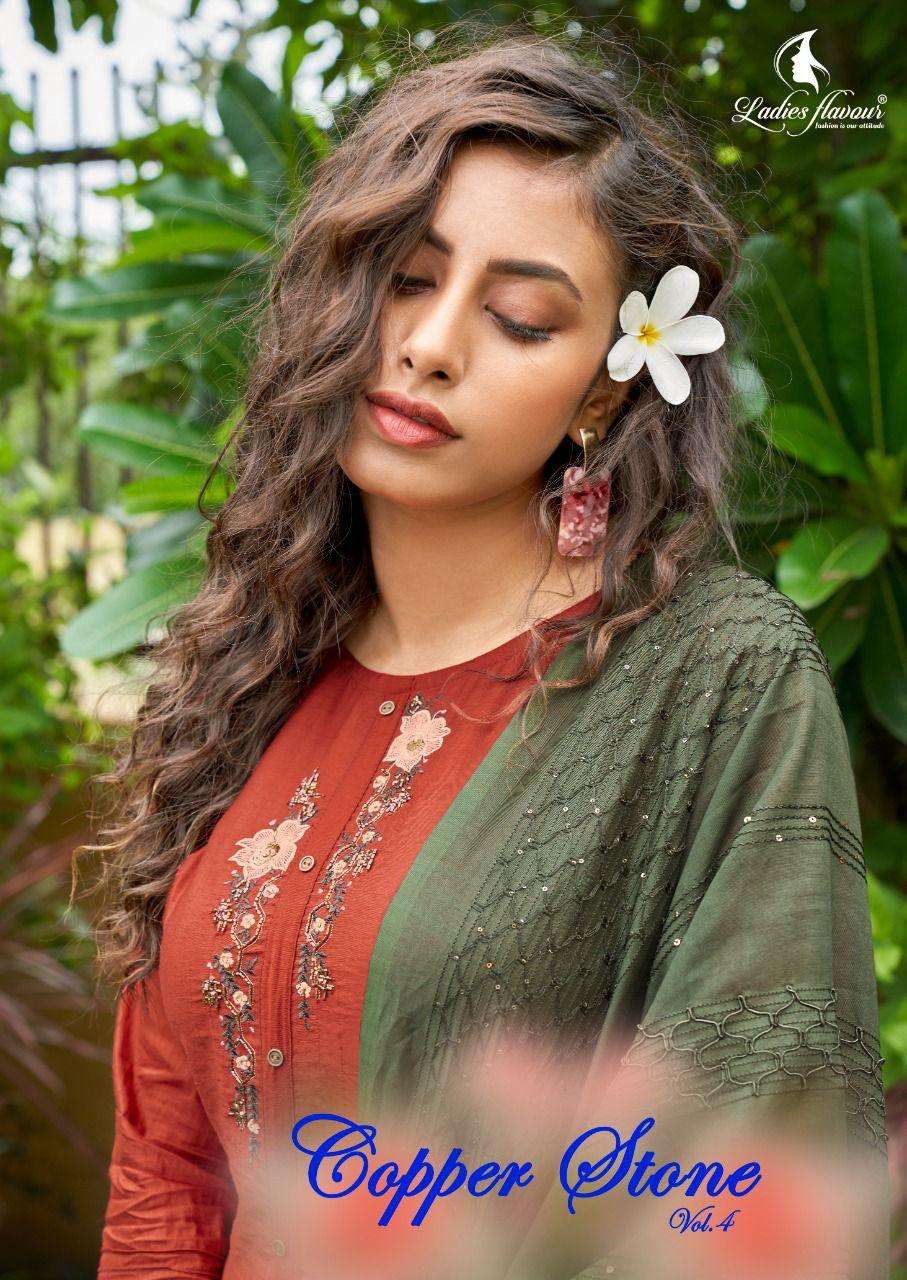 Ladies Copper Stone Vol 4 Full Stitch Salwar Kameez Seller
