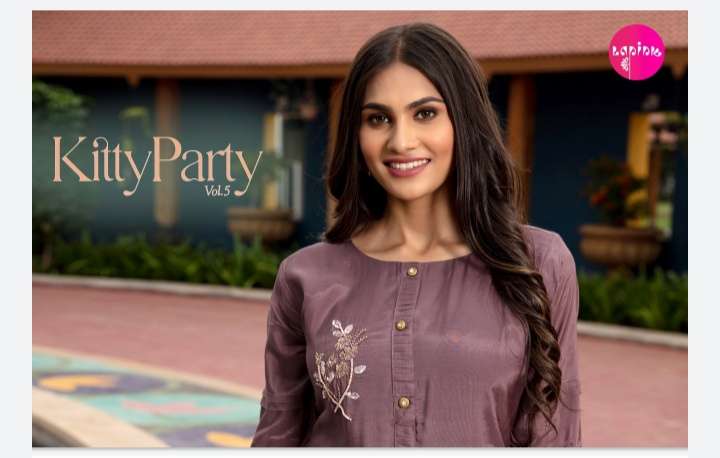Lapink Kitty Party Vol 5 Classy Embroidery Kurti With Pant Seller