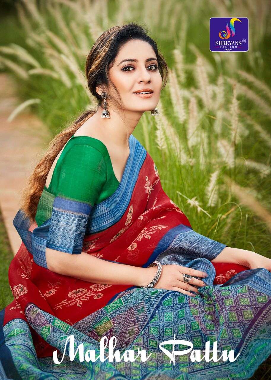 Malhar Pattu By Shreyans Fashion Authorized Saree Supplier