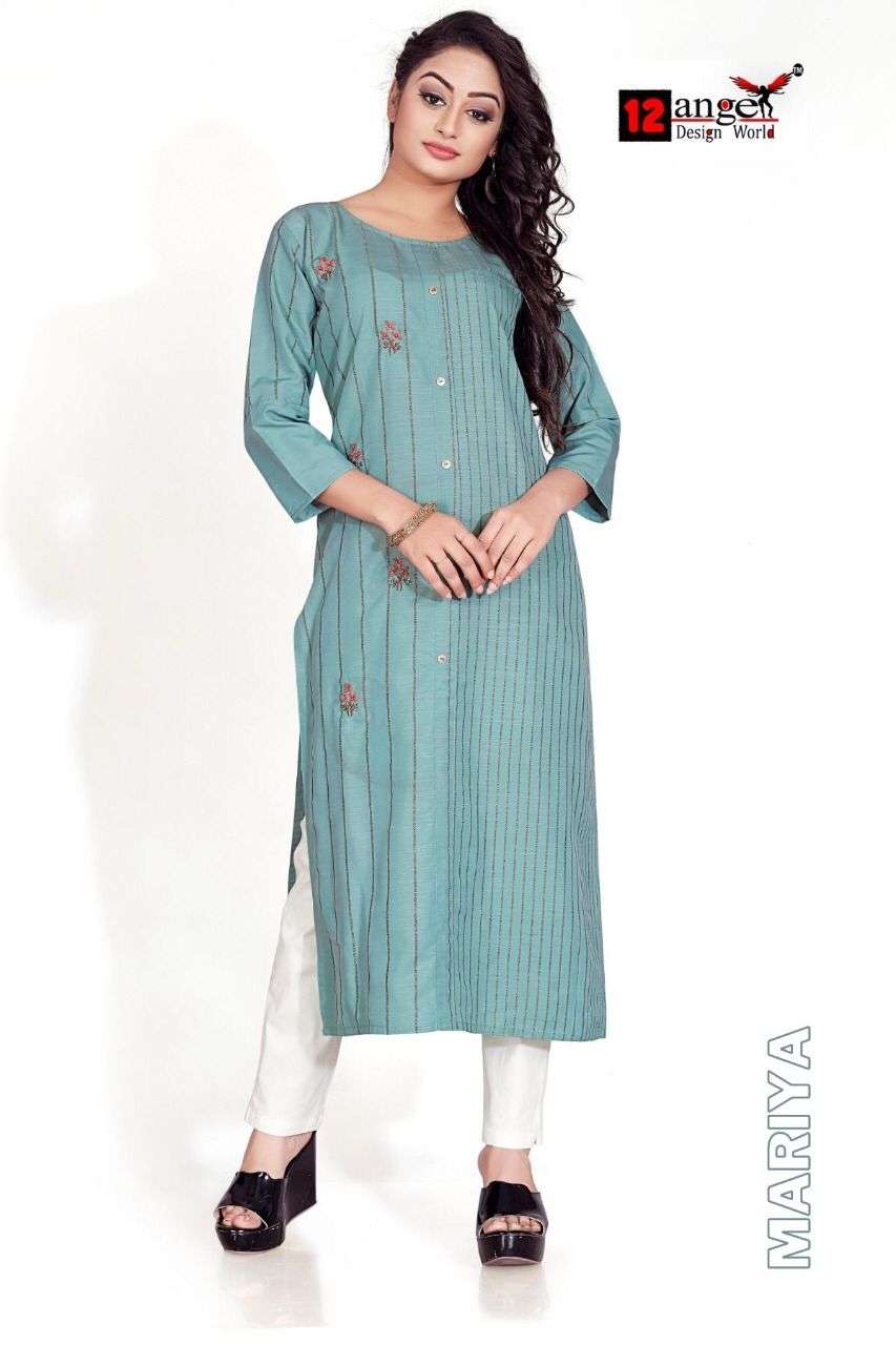 Mariya By 12 Angel Wholesale Bulk Kurti Supplier