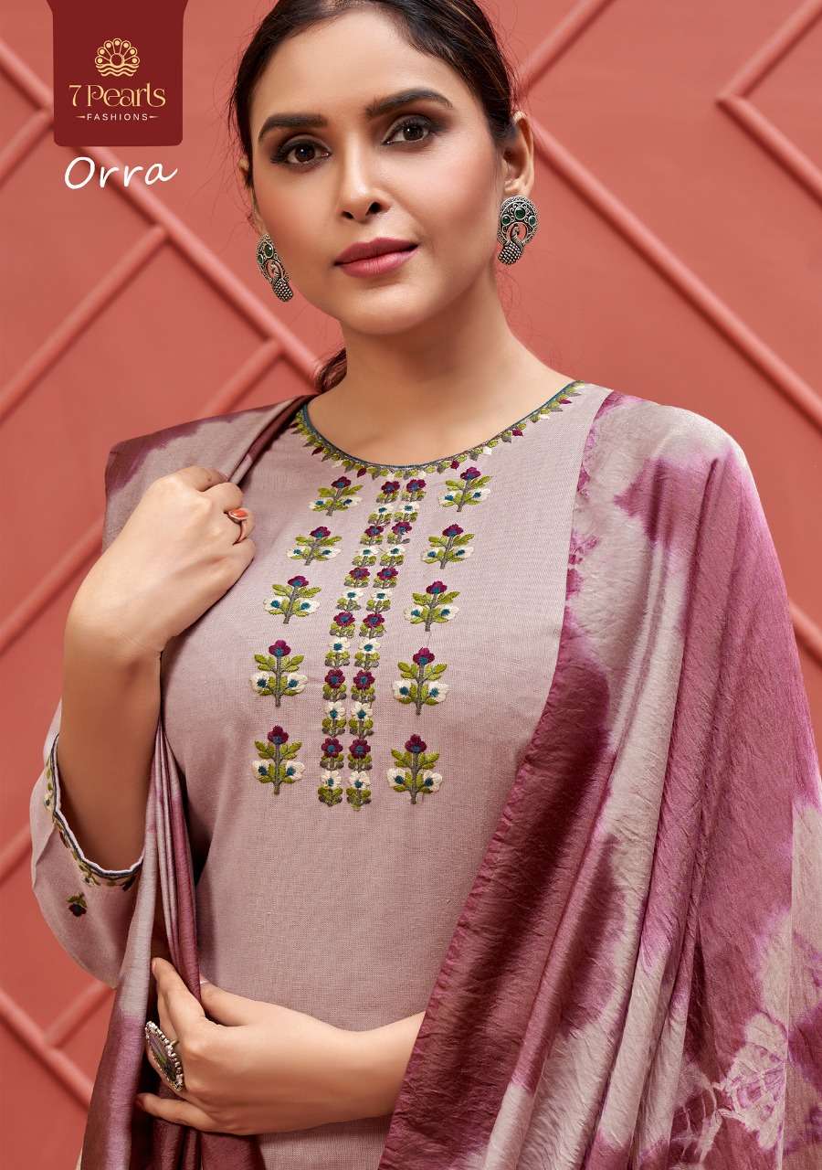 Orra By 7 Pearl Kurti With Dupatta And Pant Set