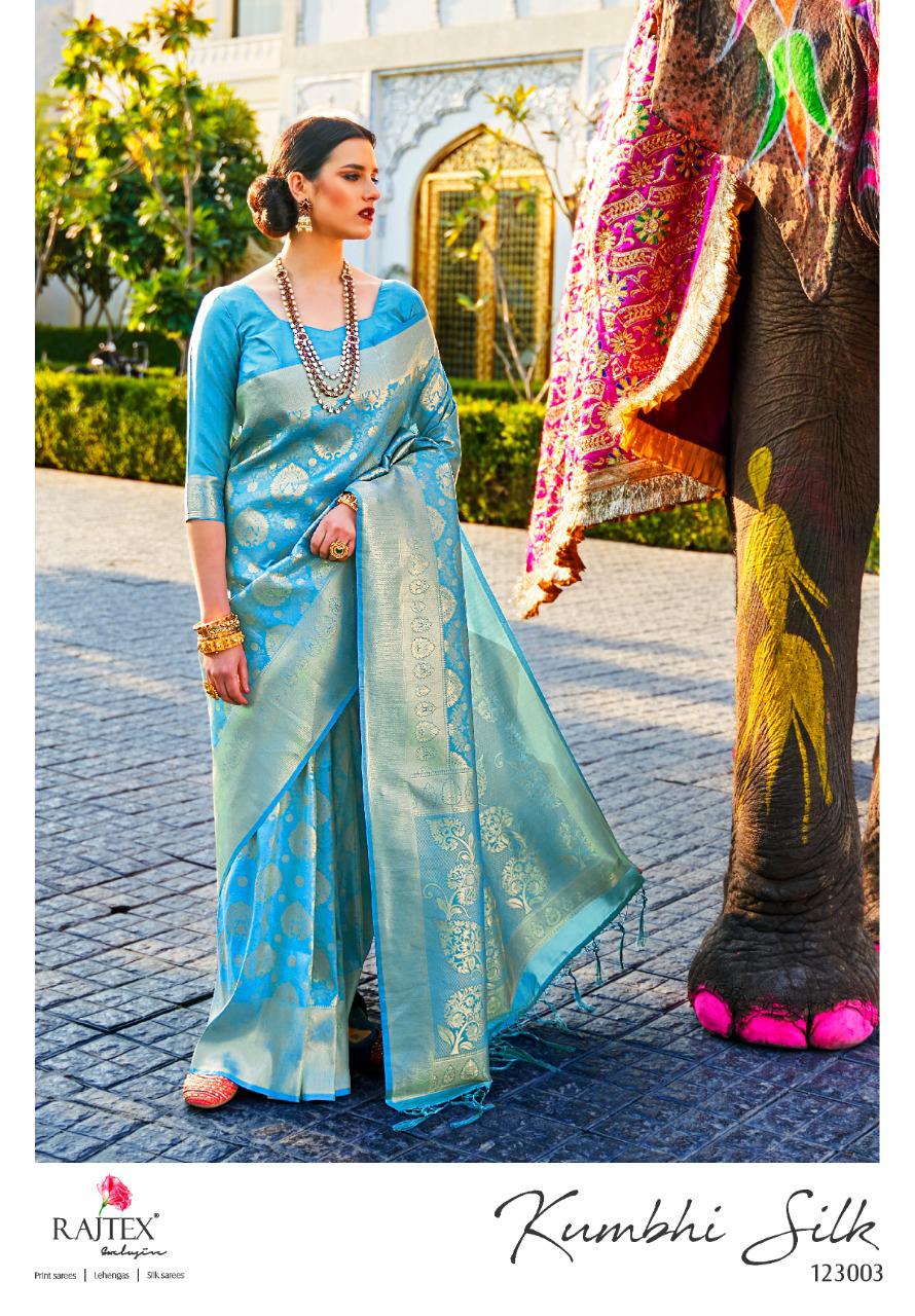 Raj Tex Kumbhi Silk Traditional Wear Branded Saree Collection In Surat