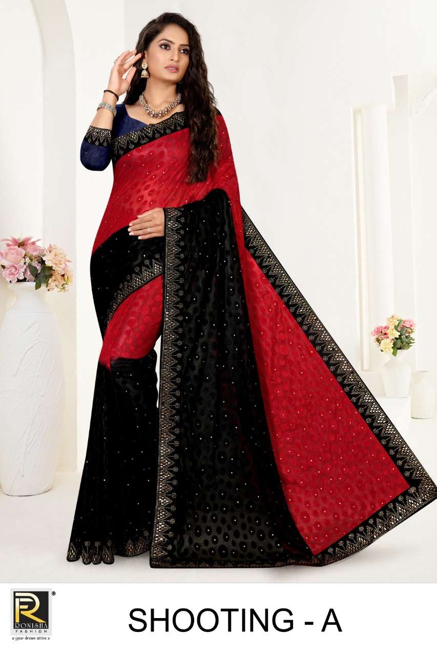 Ranjna Saree Shooting Siroski Diamond Traditional Wear Beautiful Saree Collection