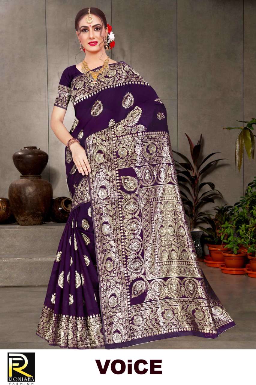 Ranjna Saree Voice Casual Wear Silk Saree Exclusive Collection