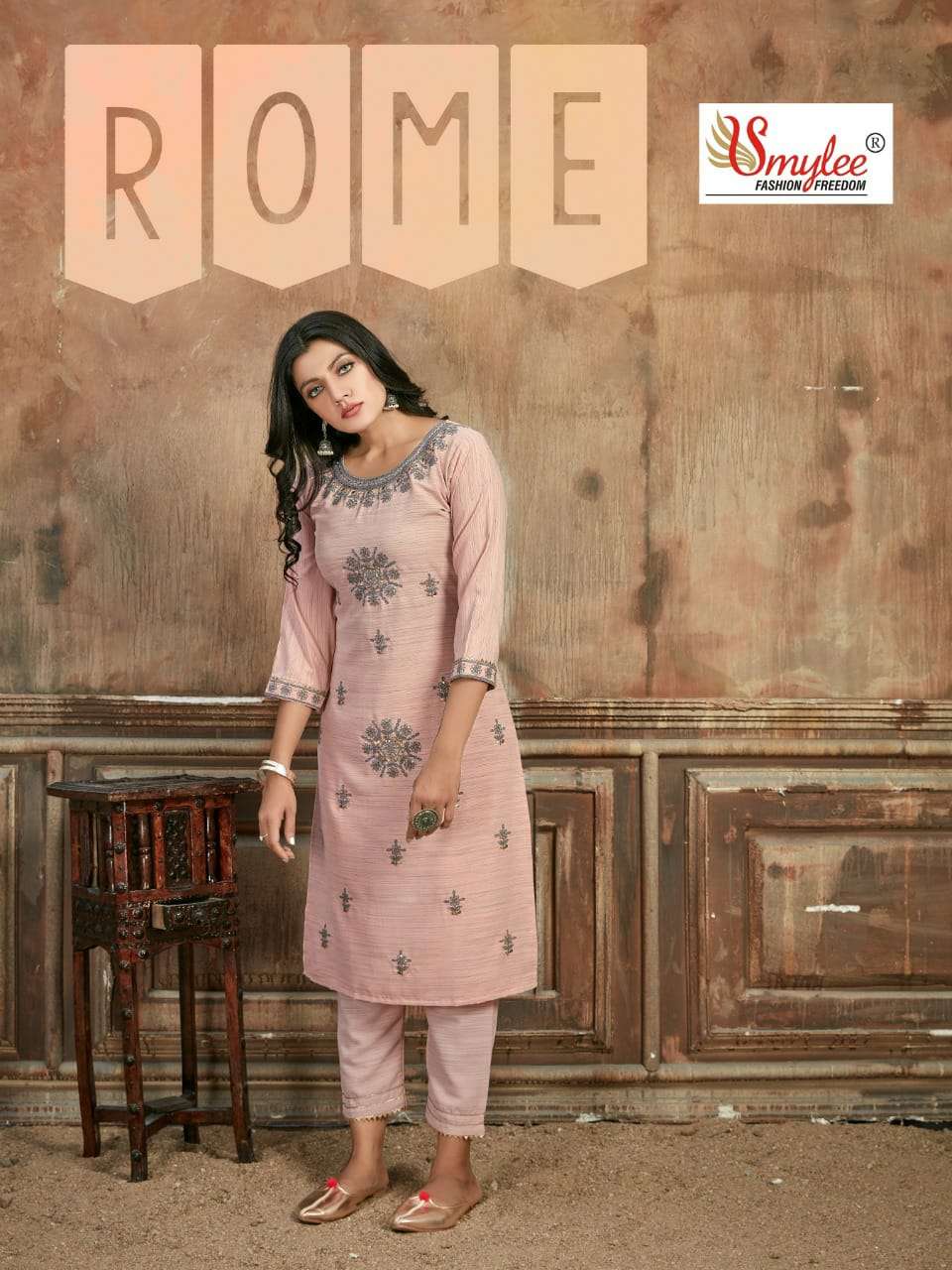 Rome By Smylee Kurti And Pant Pair Exporter