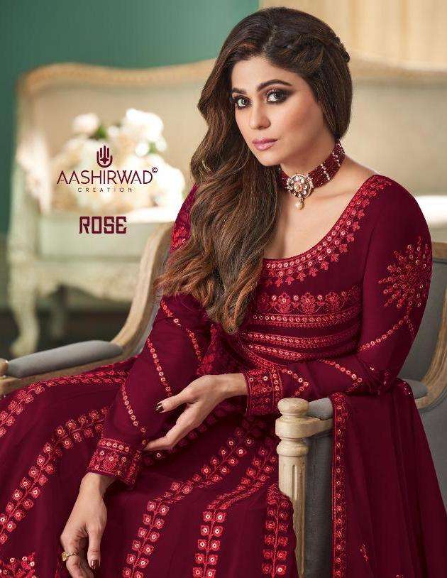 Rose By Aashirwad Georgette Readymade Anarkali Suits