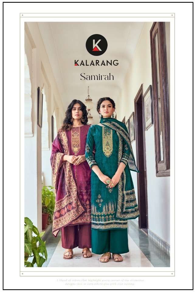 Samirah By Kalarang Velvet Winter Suits Wholesaler