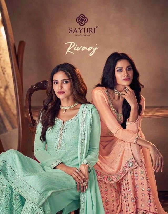 Sayuri Rivaaj Party Wear Fancy Suits Wholesaler