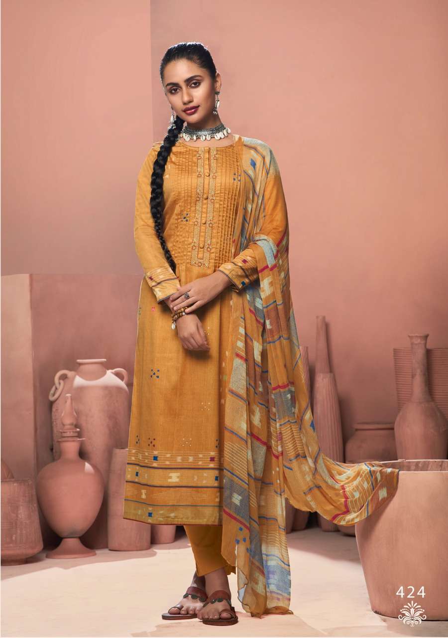 Sudriti Oshima Cotton Satin Fancy Salwar Kameez