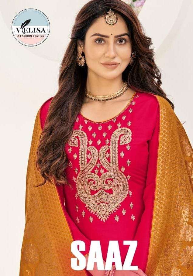 Velisa Saaz Silky Fancy Suits Collection