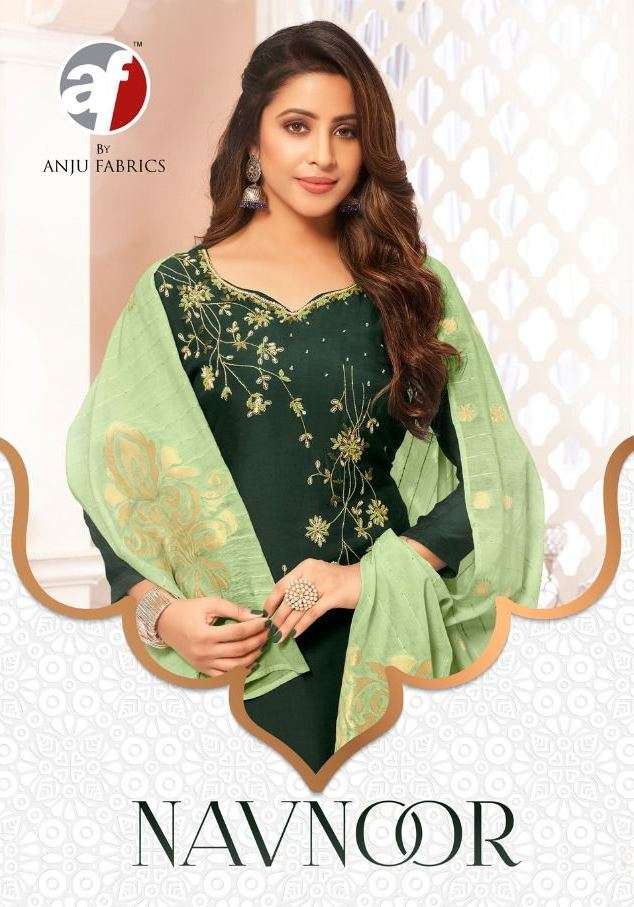 A F kurti launch new stylish collection navnoor designer kurti pant with dupatta 