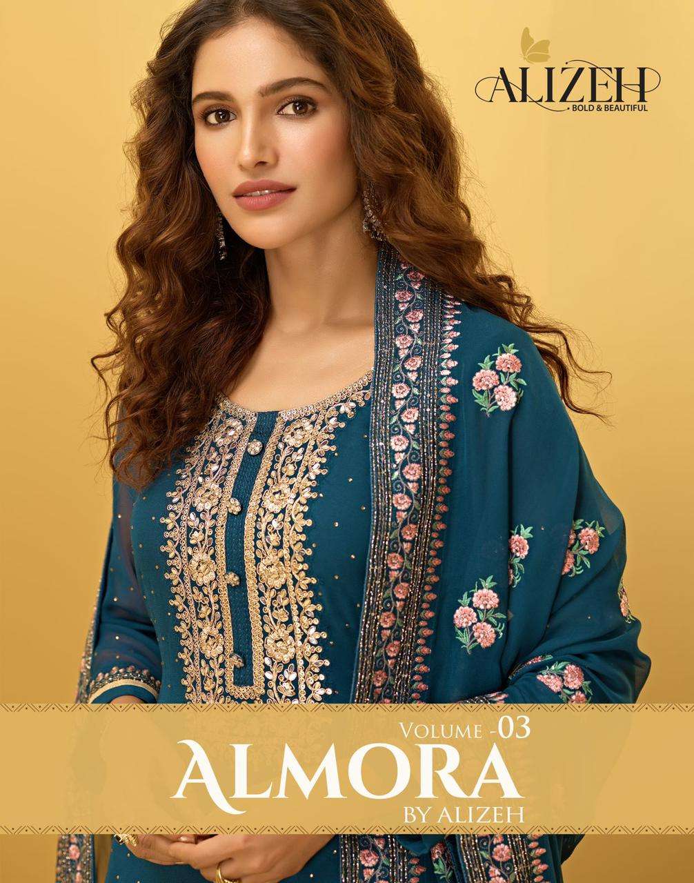 almora vol 3 by alizeh georgette exclusive fancy suits