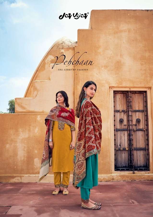 jay vijay pehchaan pashmina exclusive fancy salwar kameez