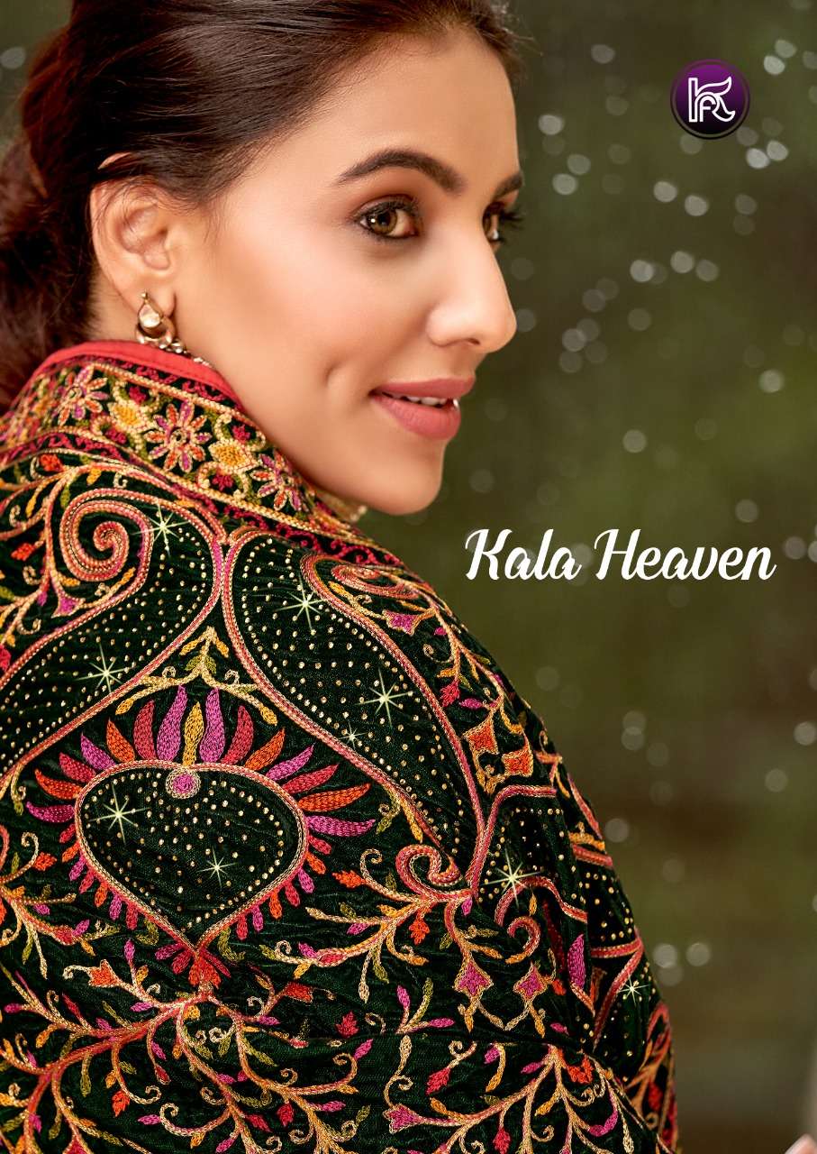 kala fashion launch kala heaven designer velvet winter wear pashmina salwar kameez
