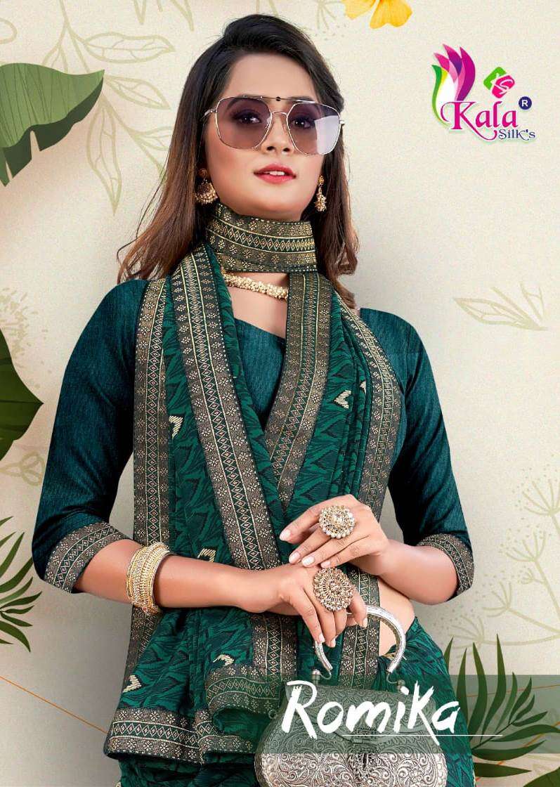 kala silk romika weightless fancy saree