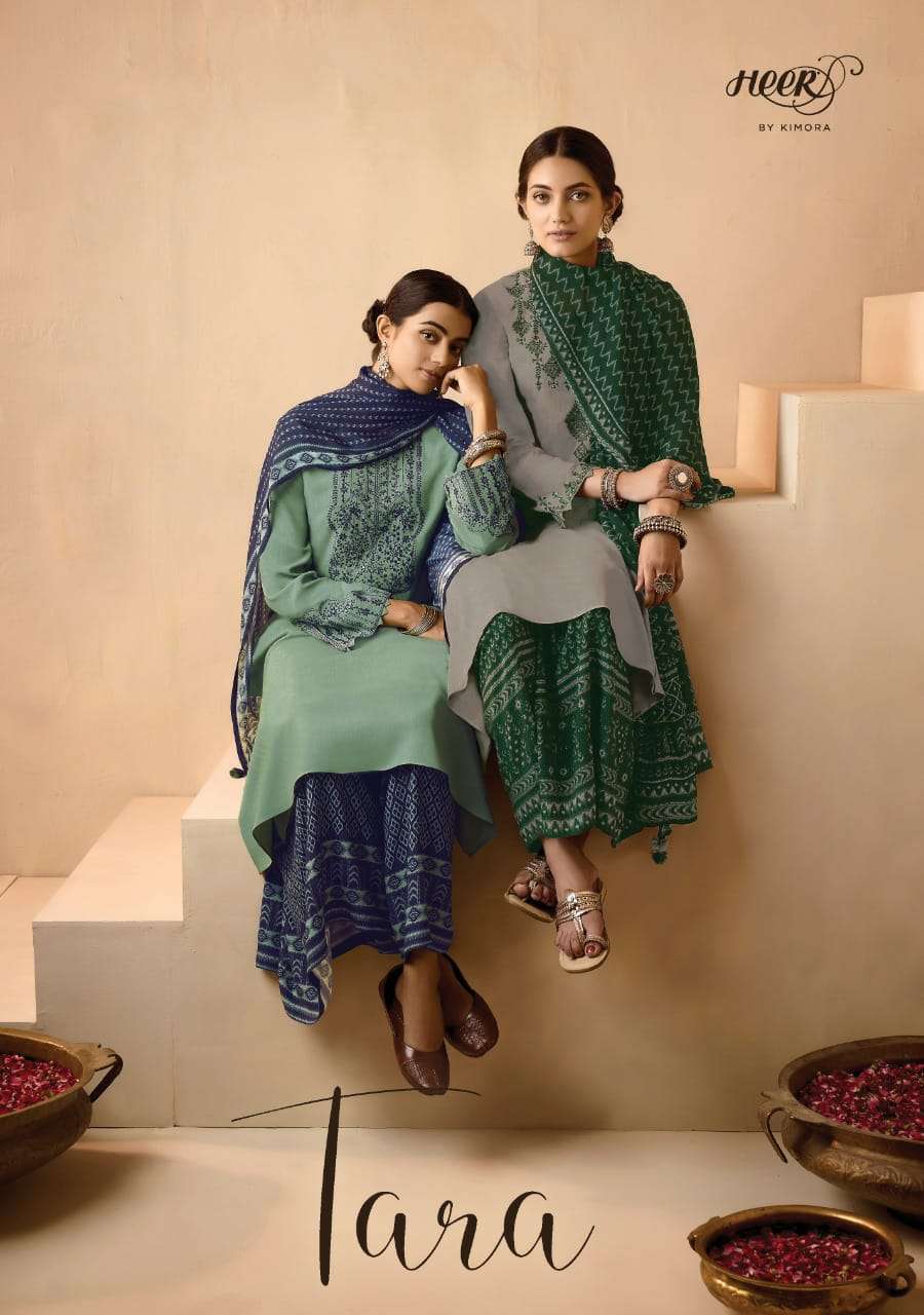 kimora tara pashmina exclusive designer salwar kameez