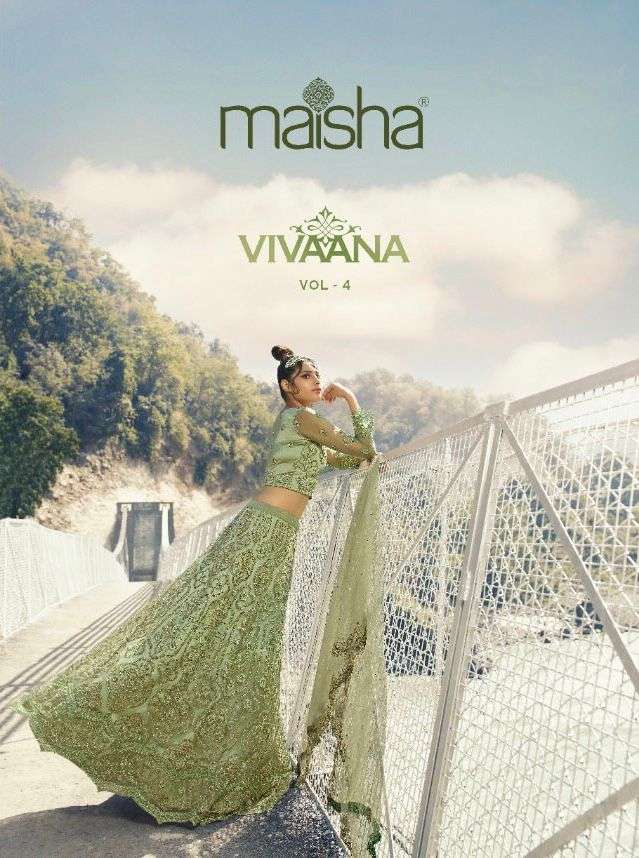 maisha vivaana vol 4 ethnic wear indian wedding lehenga supplier